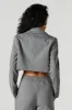 Open Front Cropped Blazer sold by Urban Planet