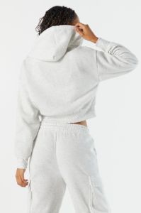 Haut à capuchon en molleton avec poches cargo et fermeture à glissière sold by Urban Planet