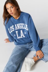 Chenille Embroidered Los Angeles Fleece Sweatshirt sold by Urban Planet