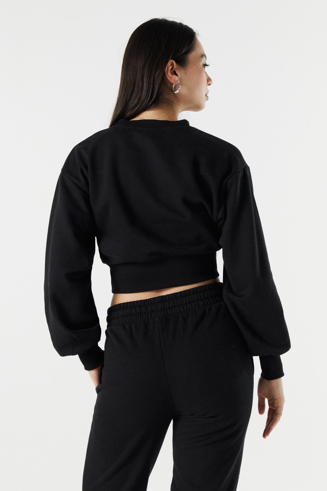 New York Graphic Fleece Cropped Sweatshirt sold by Urban Planet product image thumbnail 2