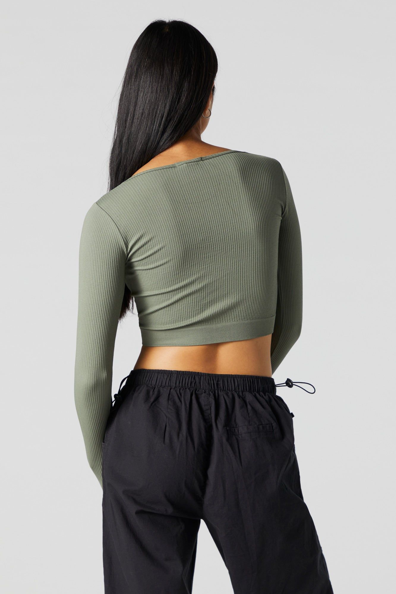 Cinched Sweetheart Long Sleeve Top sold by Urban Planet product image thumbnail 2