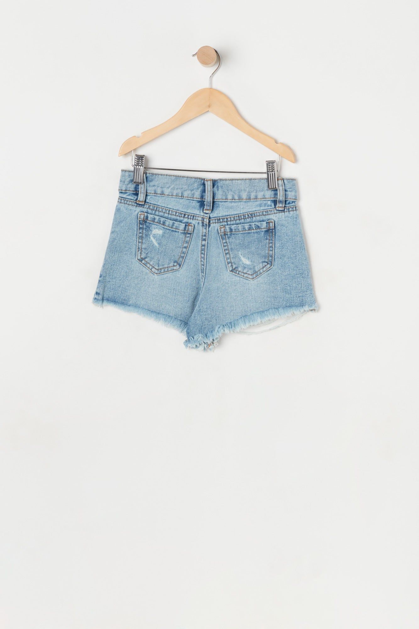 Girls Chelsea High-Rise Vintage Rip Short sold by Urban Planet product image thumbnail 2