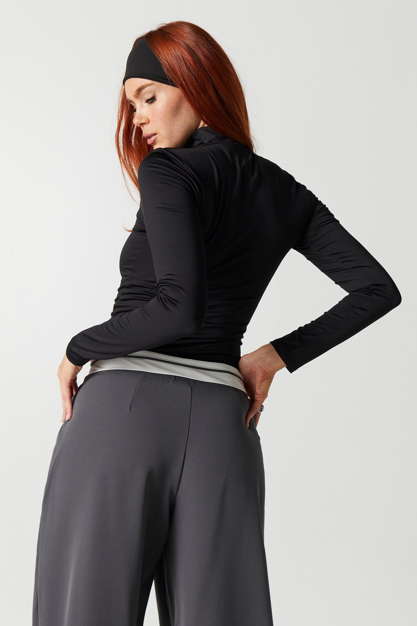 Contour Mock Neck Long Sleeve Top sold by Urban Planet product image thumbnail 5