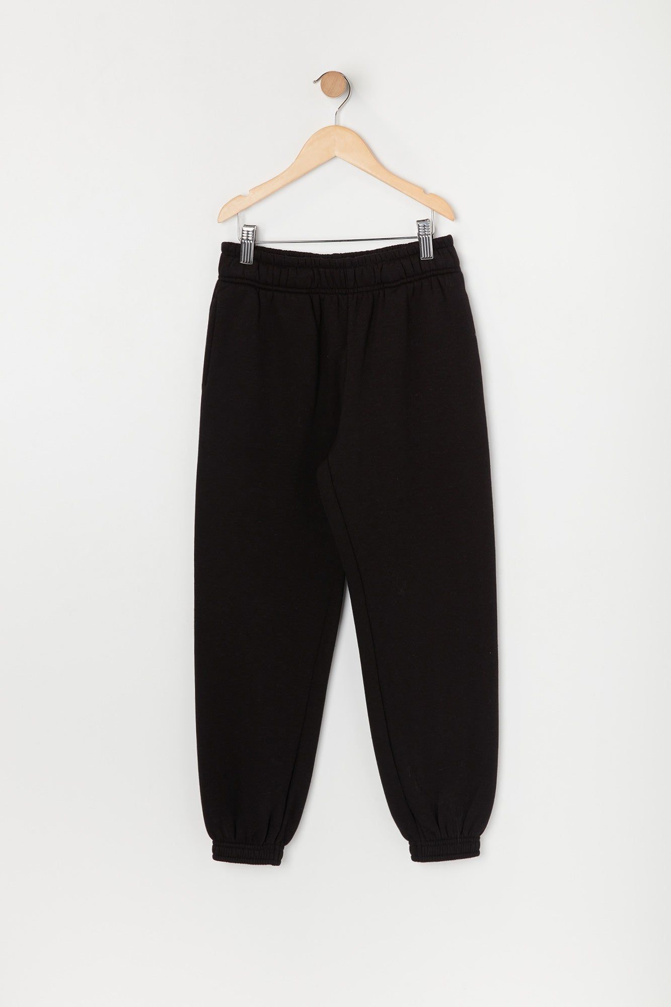 Girls Solid Fleece Boyfriend Jogger sold by Urban Planet