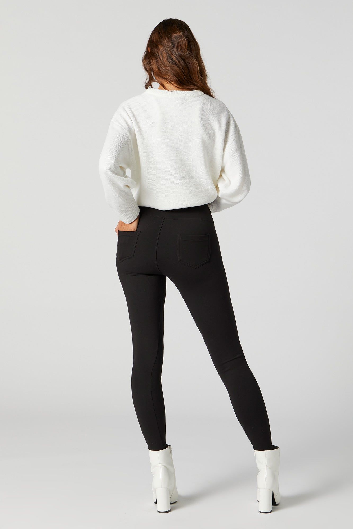 Soft Legging with Back Pocket sold by Urban Planet product image thumbnail 3