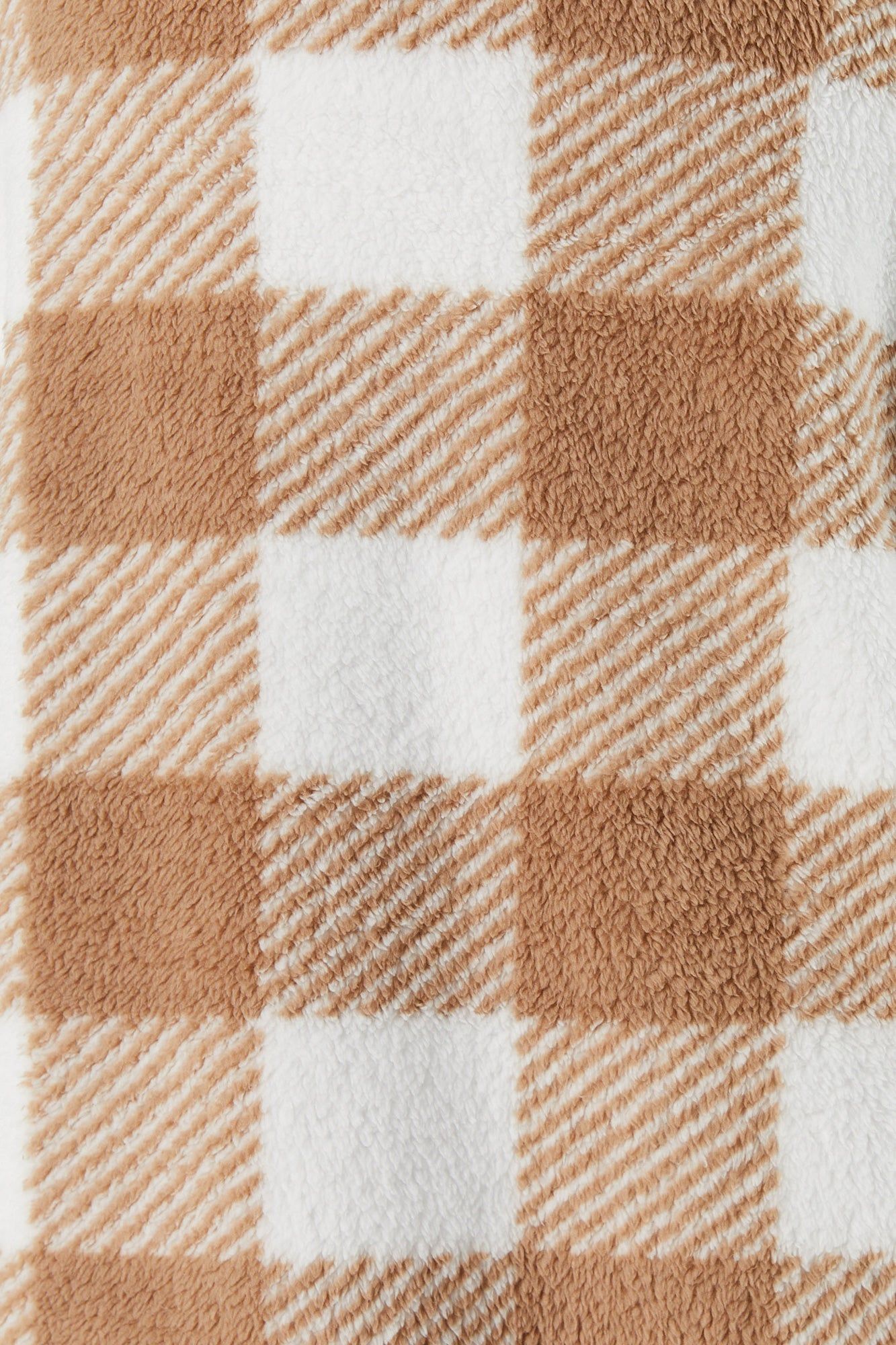 Tan Plaid Print Humungo sold by Urban Planet product image thumbnail 4