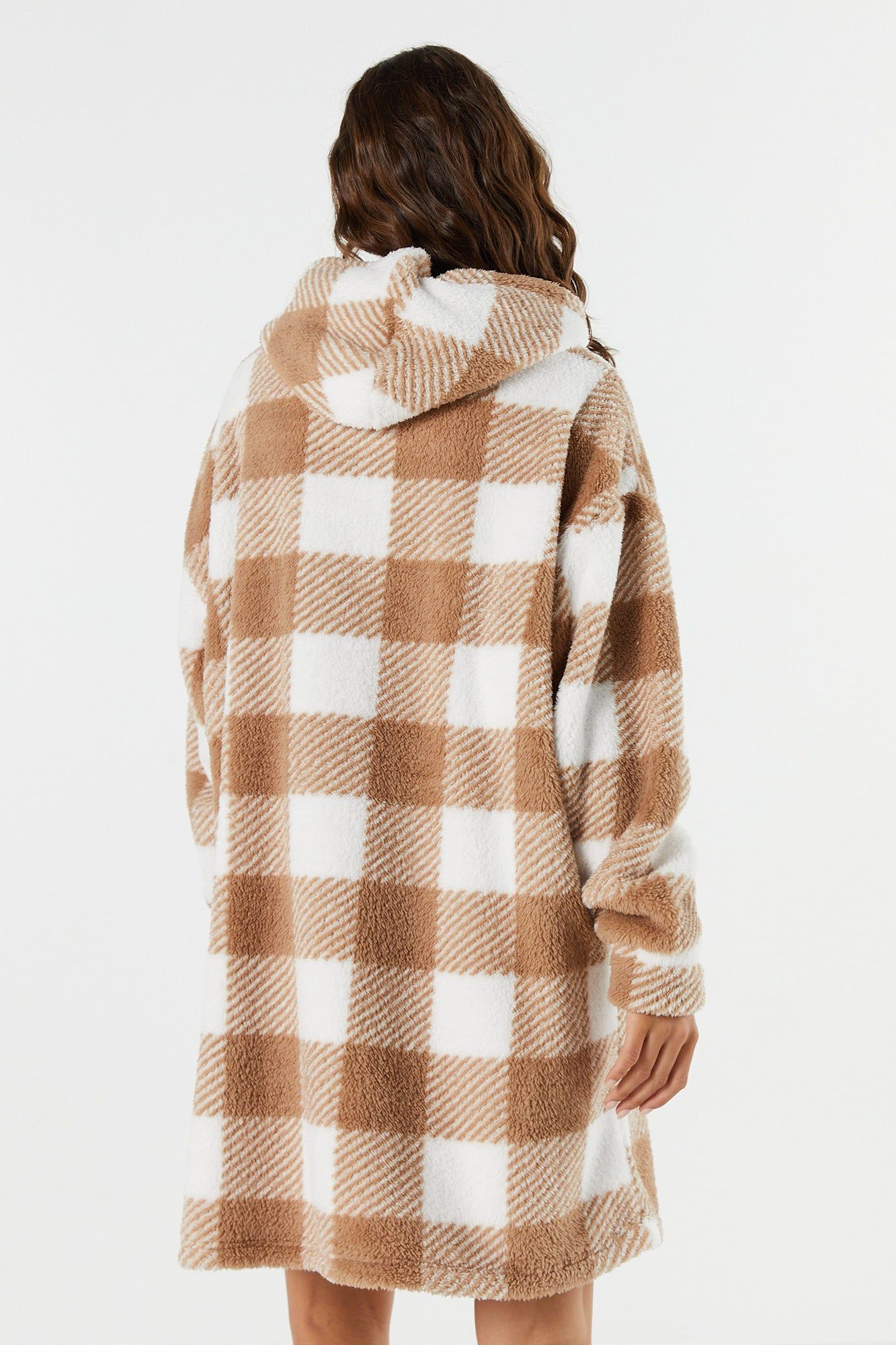 Tan Plaid Print Humungo sold by Urban Planet product image thumbnail 2