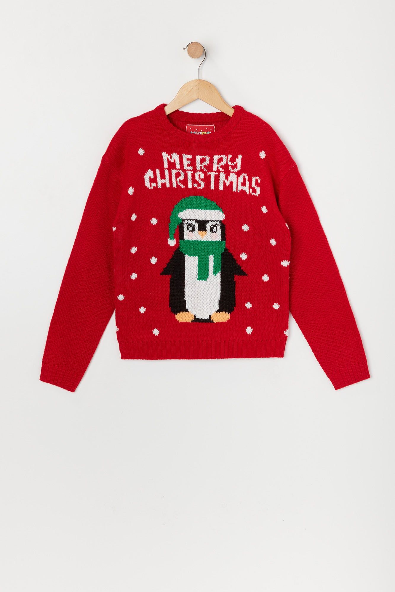 Girls Penguin Xmas Sweater sold by Urban Planet