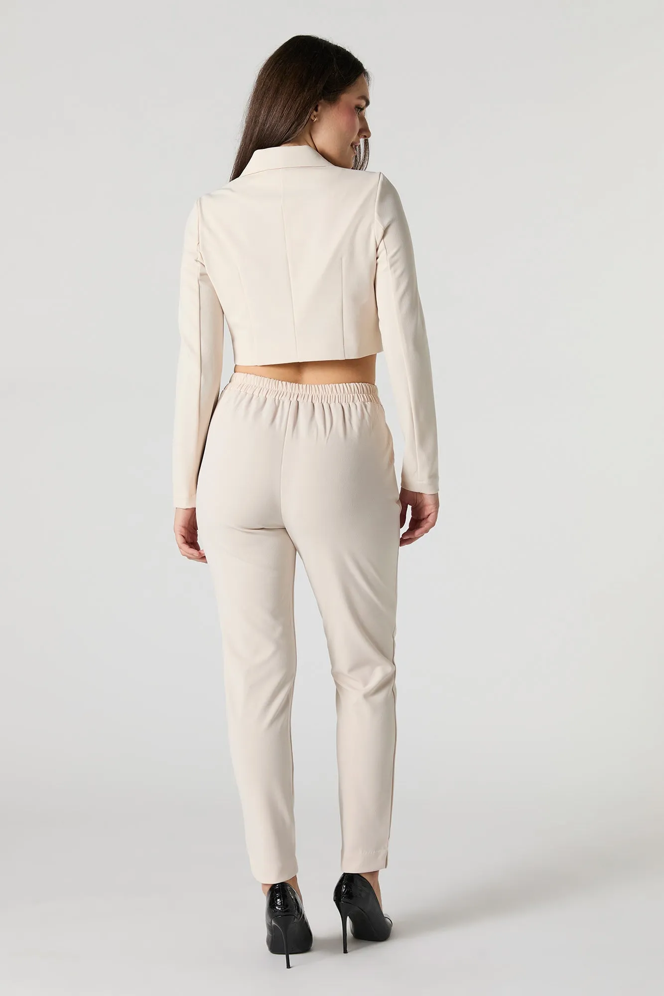 Pantalon habillé mince avec ceinture sold by Urban Planet product image thumbnail 3