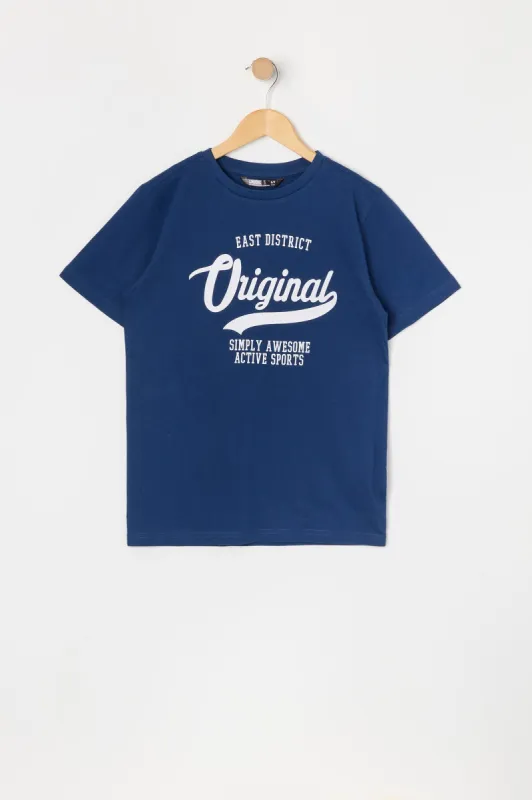 T-shirt à imprimé Original pour garçon sold by Urban Planet
