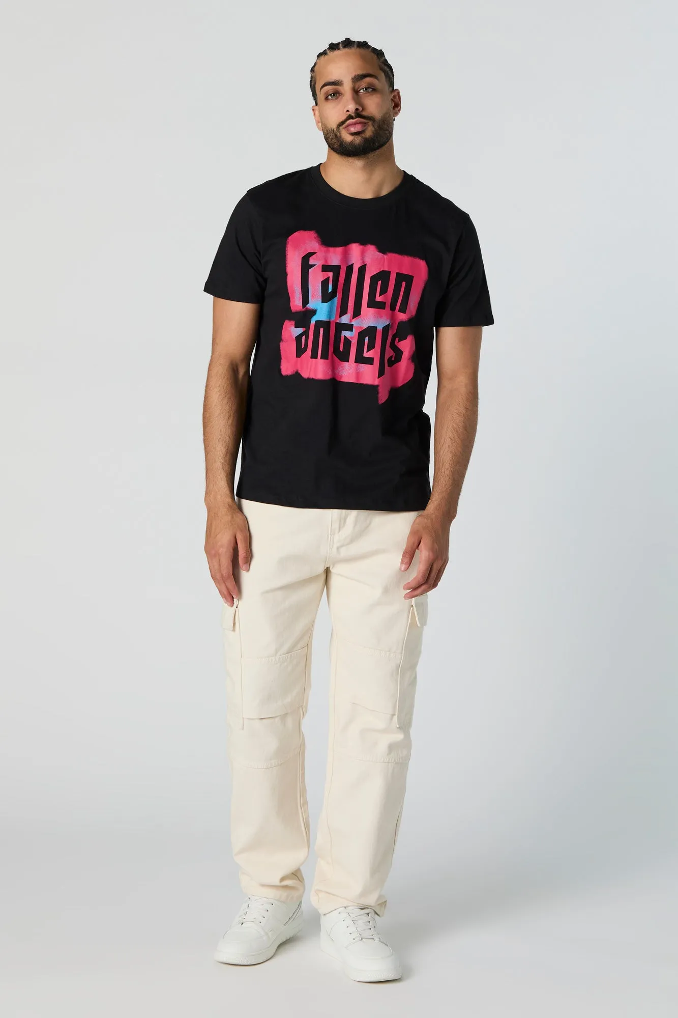 Fallen Angels Graphic T-Shirt sold by Urban Planet product image thumbnail 3