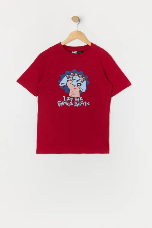 Boys Let the Games Begin Graphic T-Shirt sold by Urban Planet