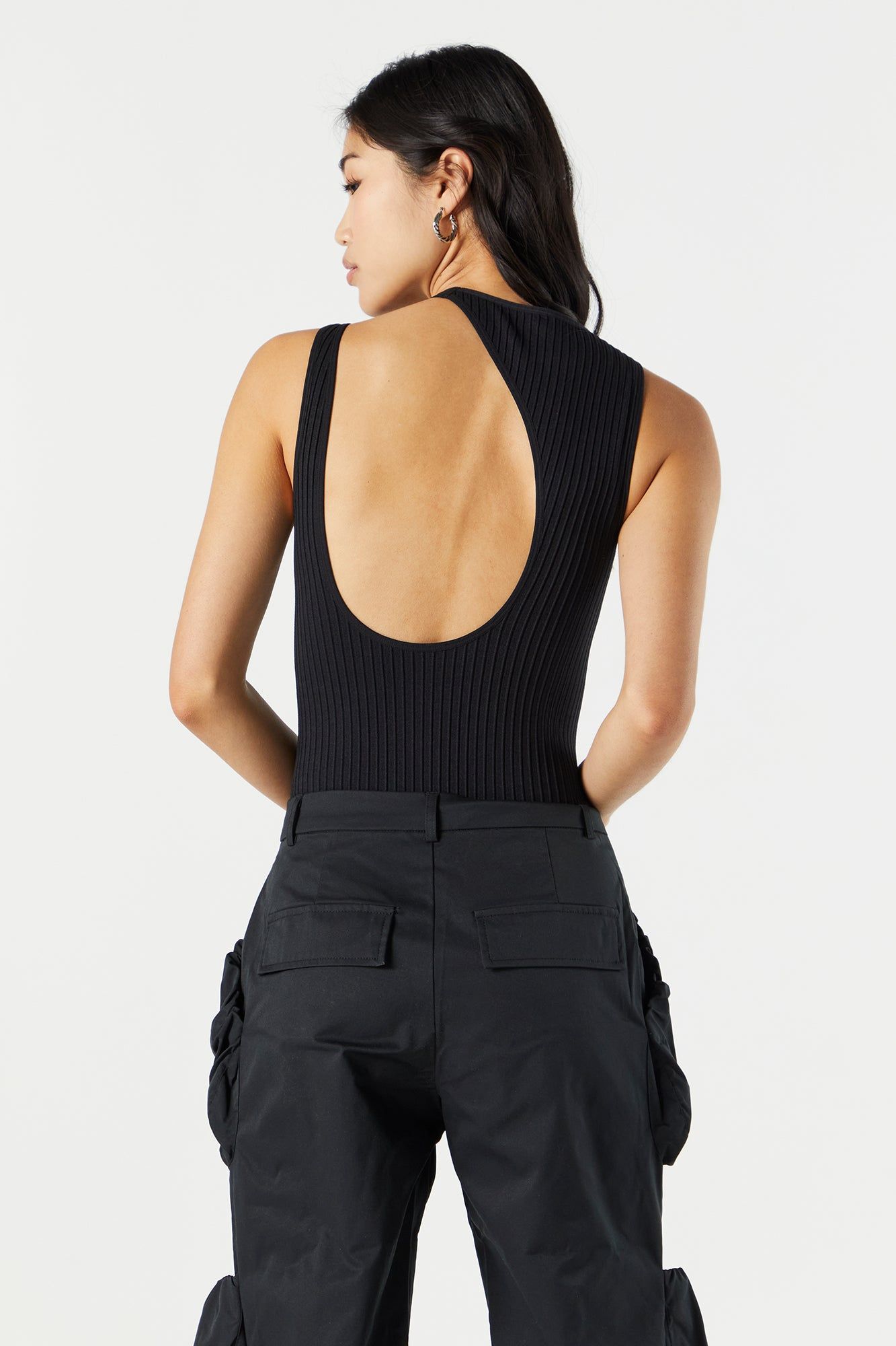 Ribbed Cut-Out Bodysuit sold by Urban Planet product image thumbnail 7
