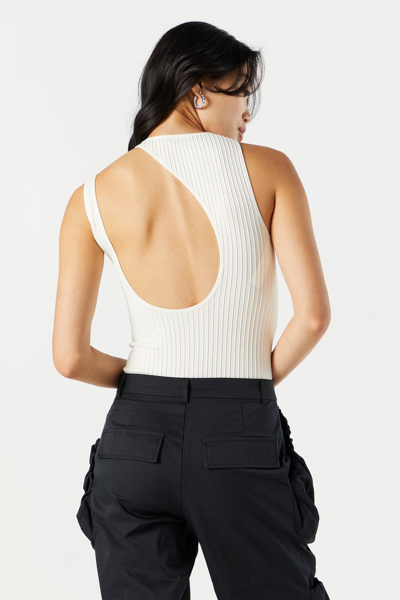 Ribbed Cut-Out Bodysuit sold by Urban Planet product image thumbnail 11