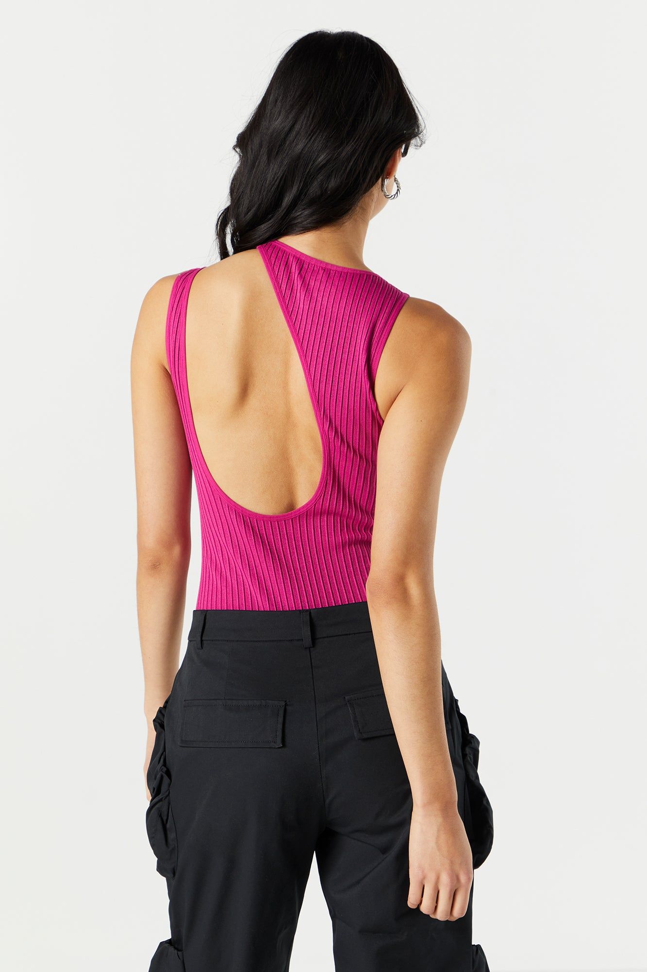 Ribbed Cut-Out Bodysuit sold by Urban Planet product image thumbnail 3