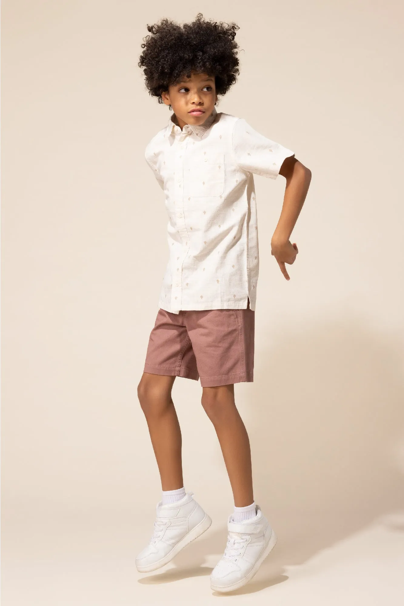 Boys Solid Drawstring Short sold by Urban Planet