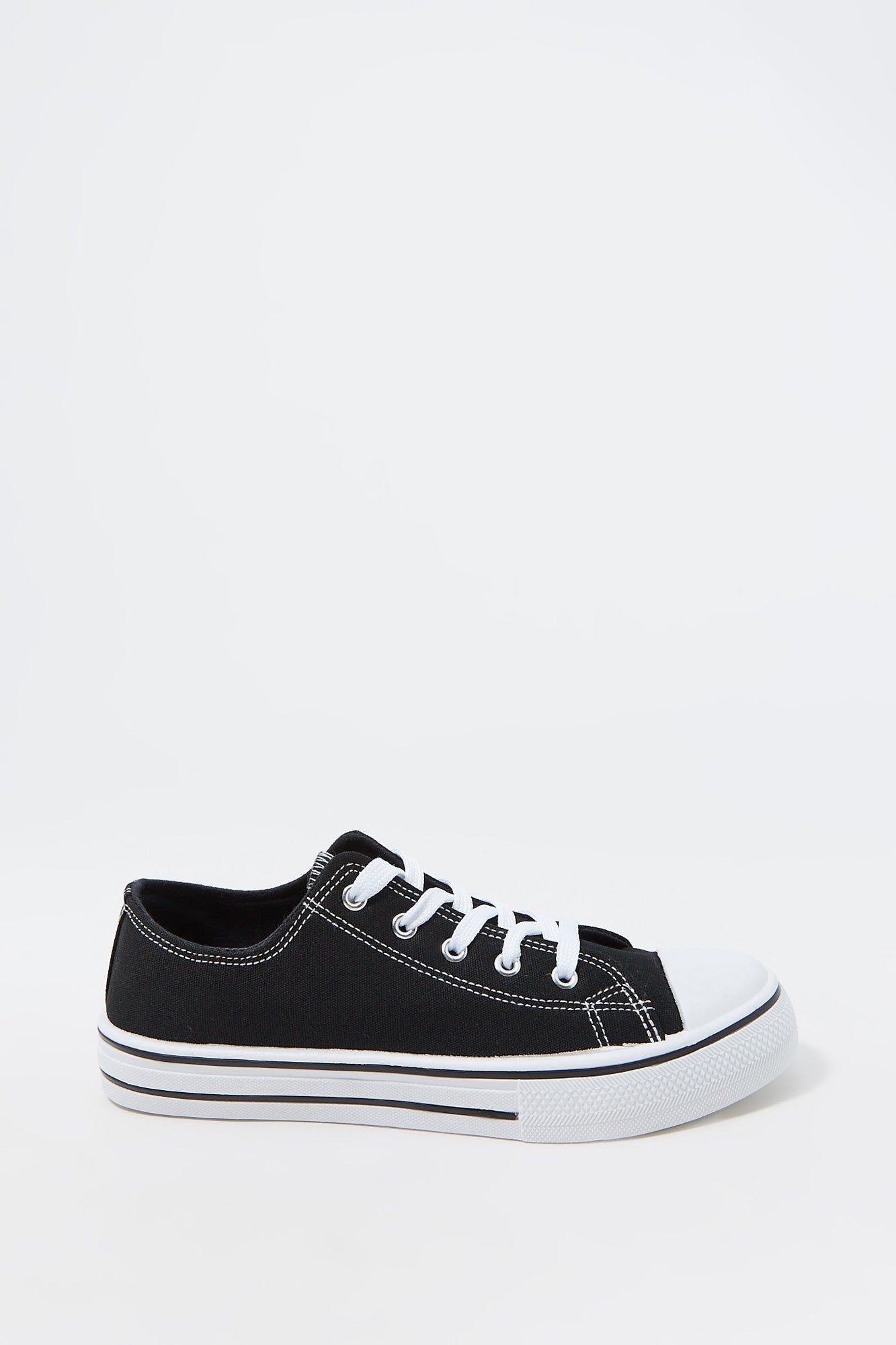 Espadrilles à tige basse lacées en toile pour fille sold by Urban Planet product image thumbnail 5