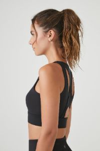 Soutien-gorge de sport à imprimé 21 avec fermeture à glissière sold by Urban Planet