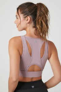 Soutien-gorge de sport à imprimé 21 avec fermeture à glissière sold by Urban Planet