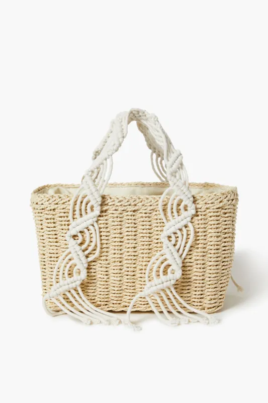 Fourre-tout crocheté en paille sold by Urban Planet