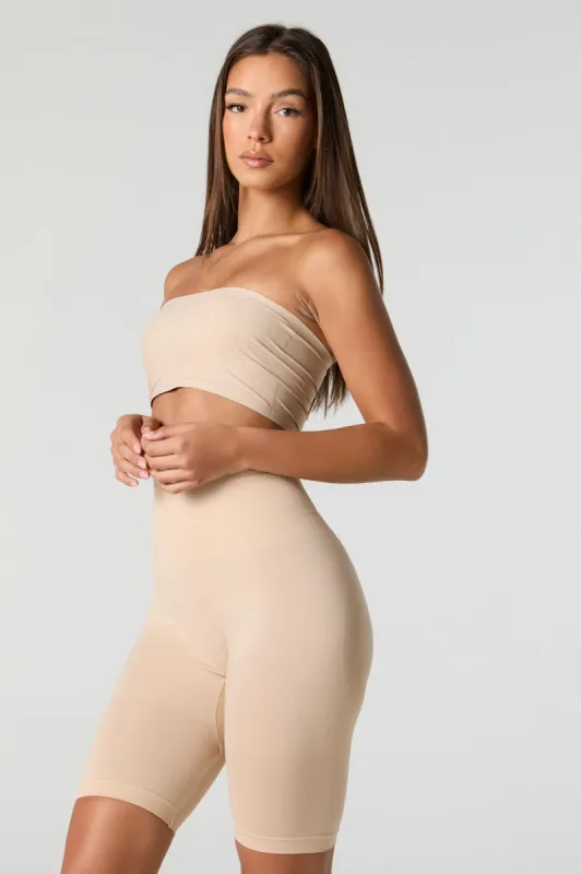 Maillot court à taille haute sculptant au niveau des cuisses sold by Urban Planet