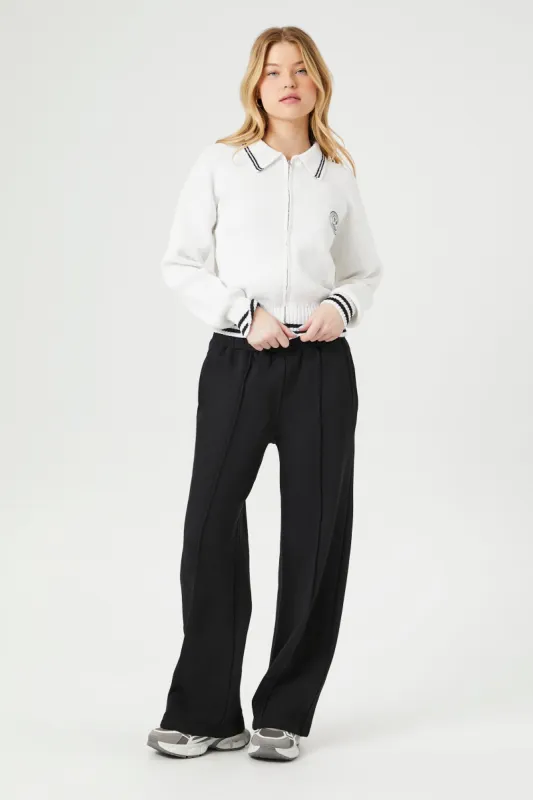 Pantalon à jambe droite en molleton sold by Urban Planet