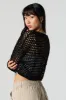 Chandail court en tricot ajouré sold by Urban Planet