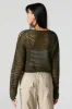 Chandail court en tricot ajouré sold by Urban Planet