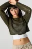 Chandail court en tricot ajouré sold by Urban Planet