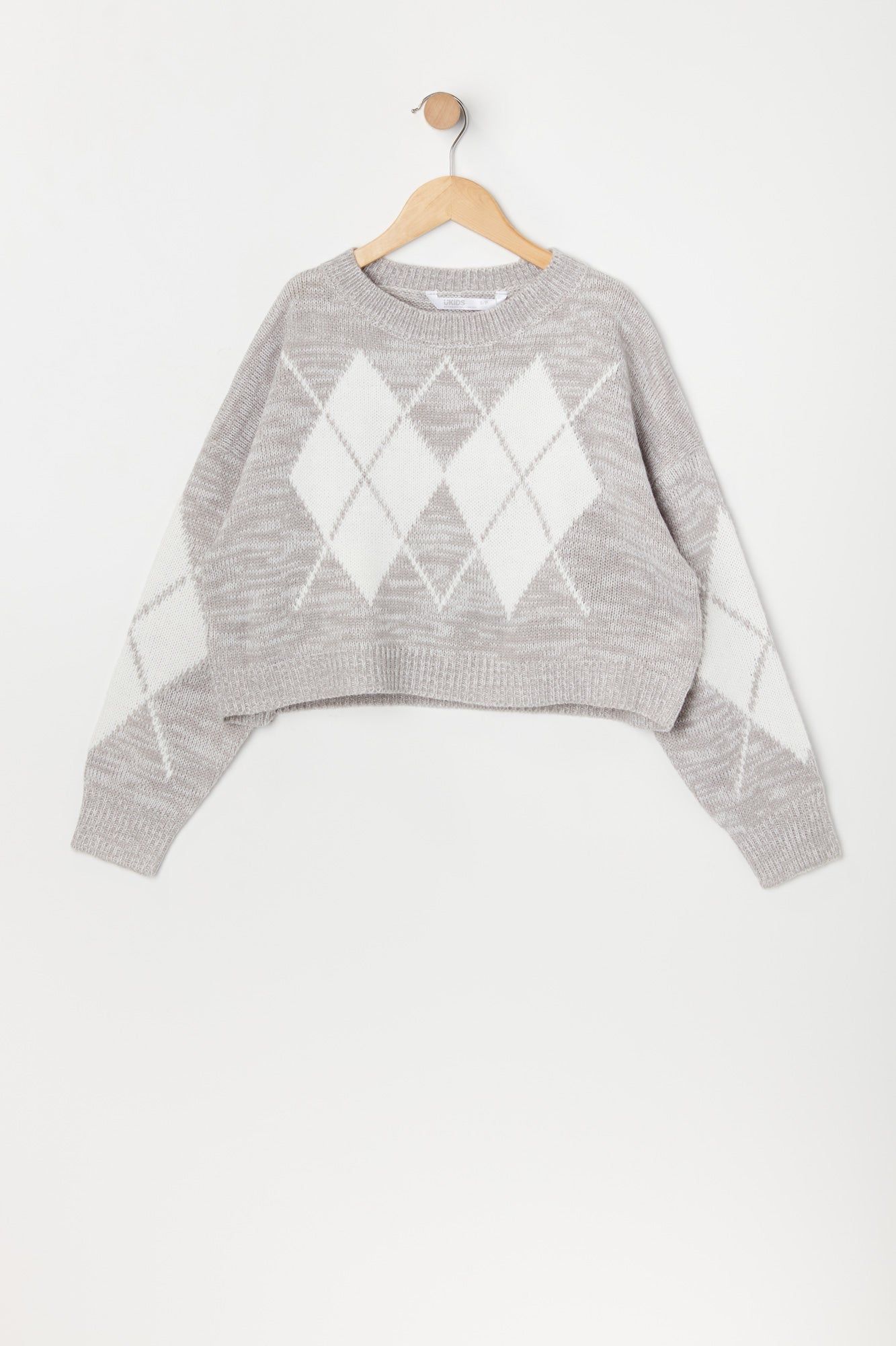 Chandail en tricot à losange pour filles sold by Urban Planet