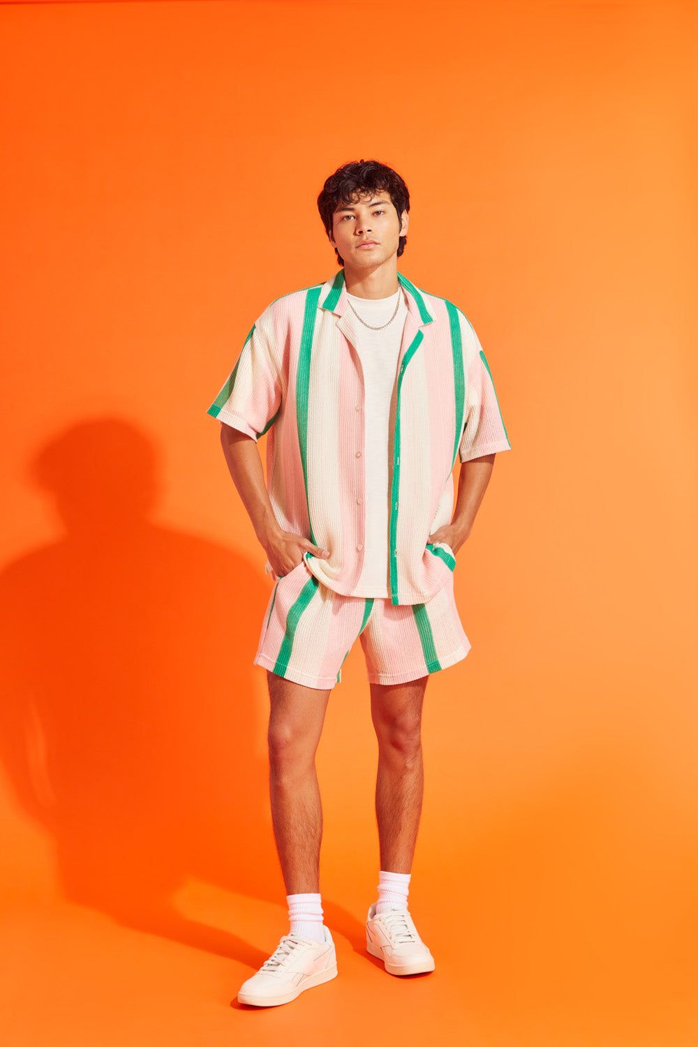 Striped Drawstring Short sold by Urban Planet