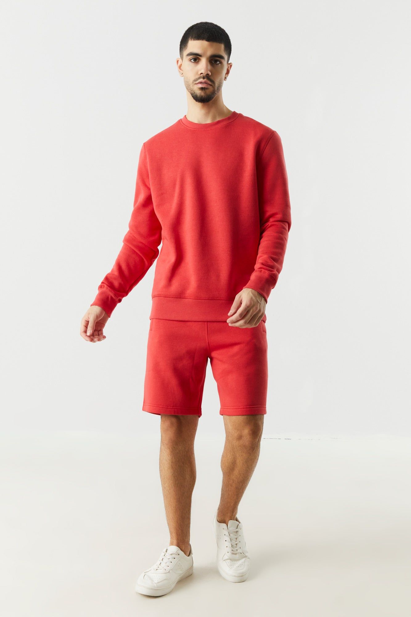 Short en molleton basique coloree à taille coulissante sold by Urban Planet product image thumbnail 6