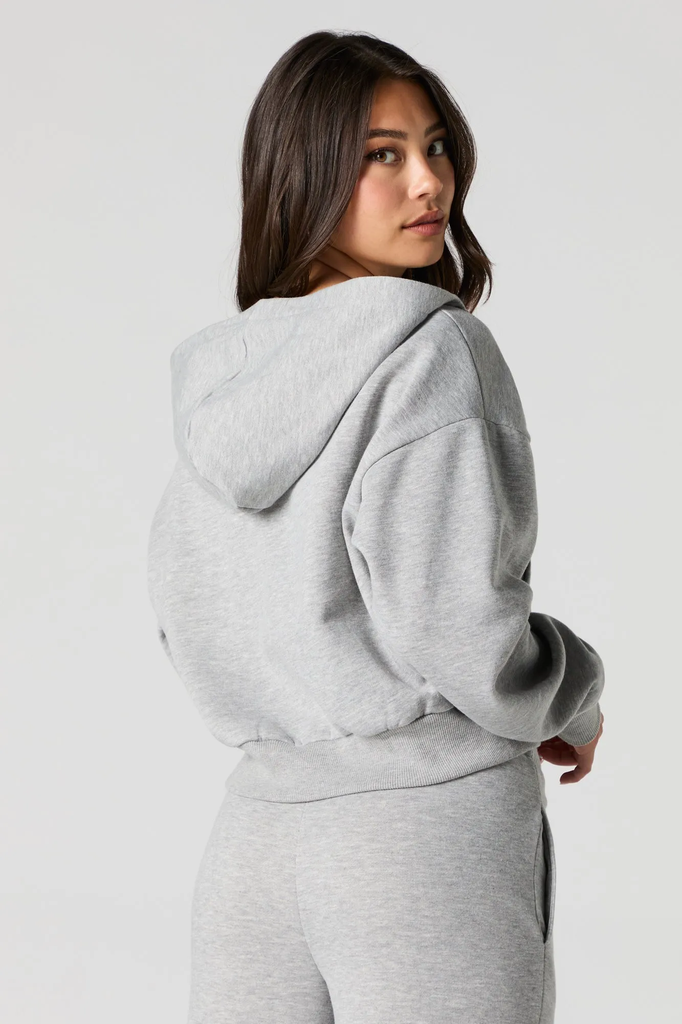 Fleece Half Zip Hoodie sold by Urban Planet product image thumbnail 2