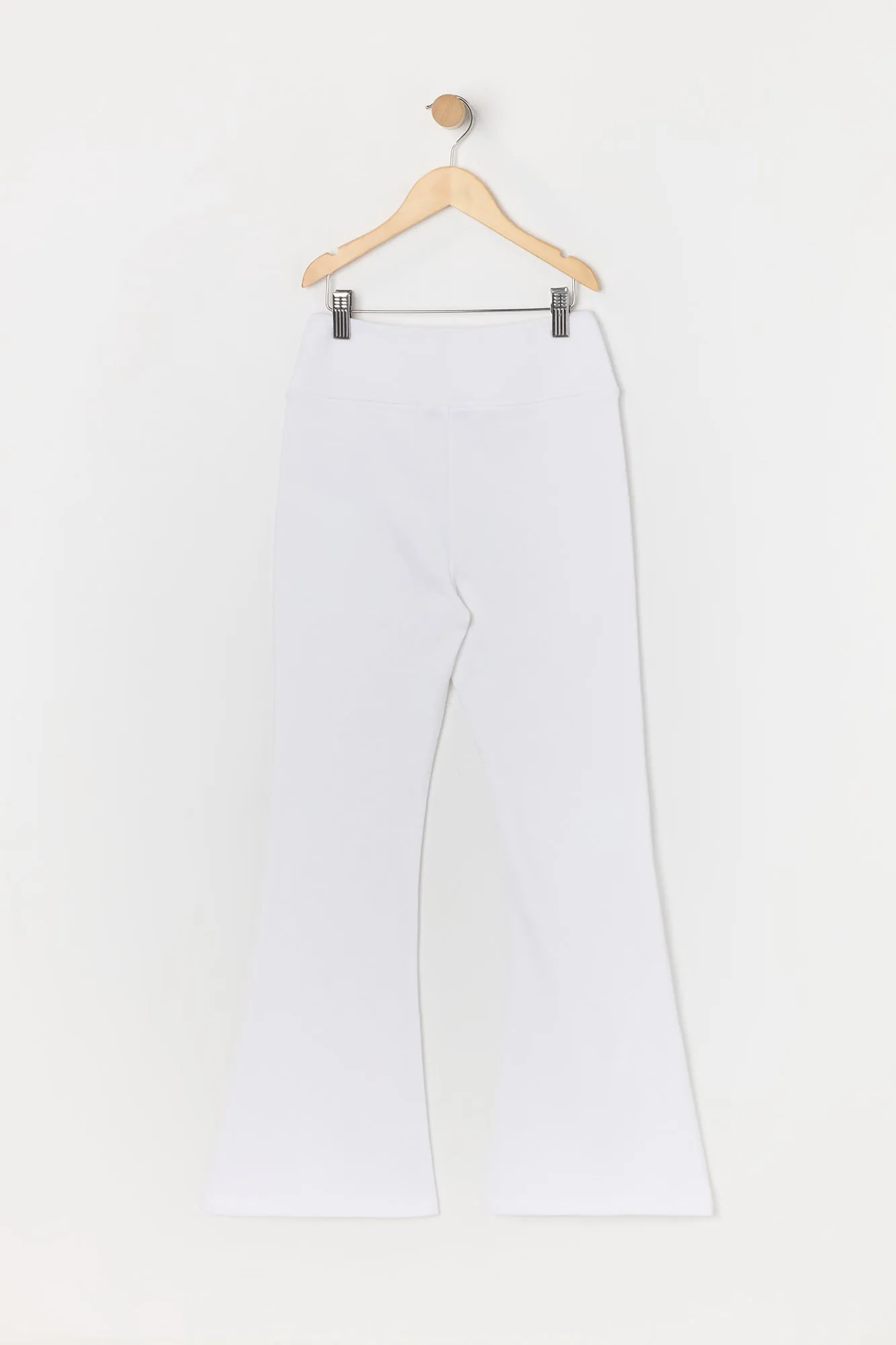 Pantalon à jambe évasée en molleton avec motif brodé LA pour fille sold by Urban Planet product image thumbnail 2