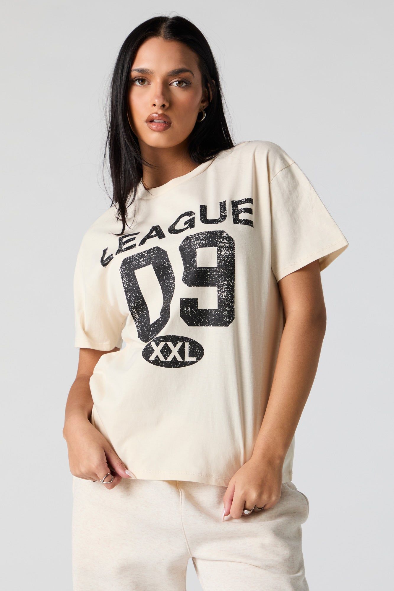 09 Graphic Boyfriend T-Shirt sold by Urban Planet product image thumbnail 2