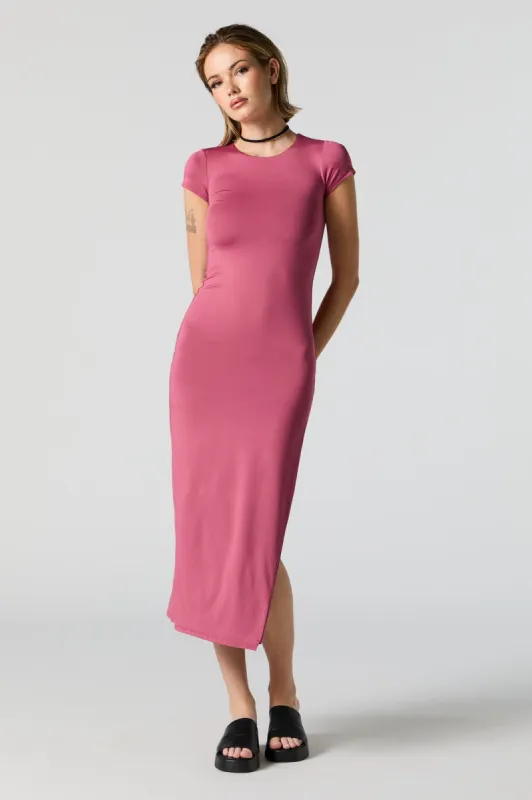 Contour Short Sleeve Bodycon Midi Dress sold by Urban Planet