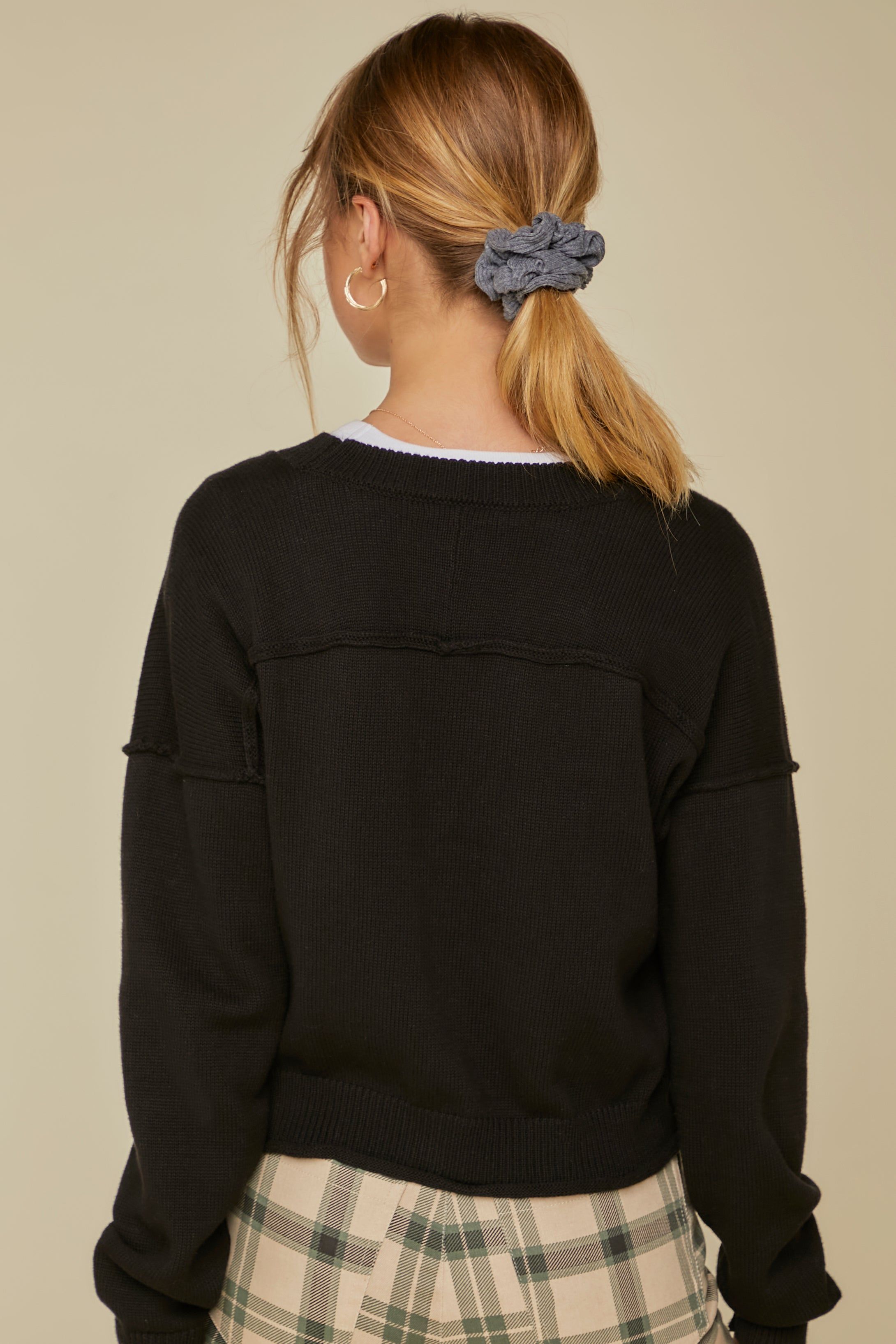 Knit Button-Up Cardigan sold by Urban Planet product image thumbnail 5