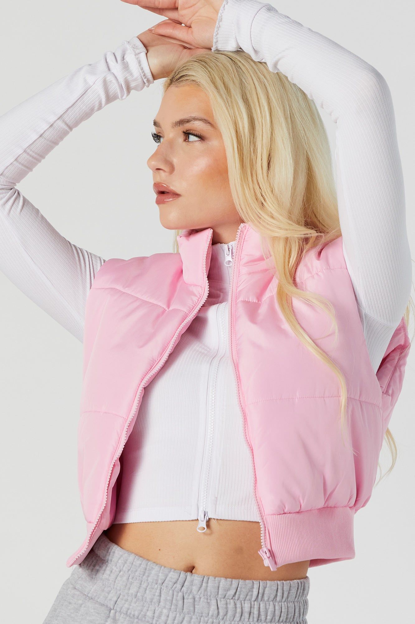 Veste bouffante avec fermeture à glissière sold by Urban Planet