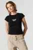 Butterfly Graphic Fitted T-Shirt sold by Urban Planet