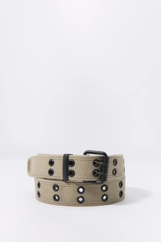 Ceinture avec oeillets doubles sold by Urban Planet