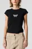 Butterfly Graphic Fitted T-Shirt sold by Urban Planet