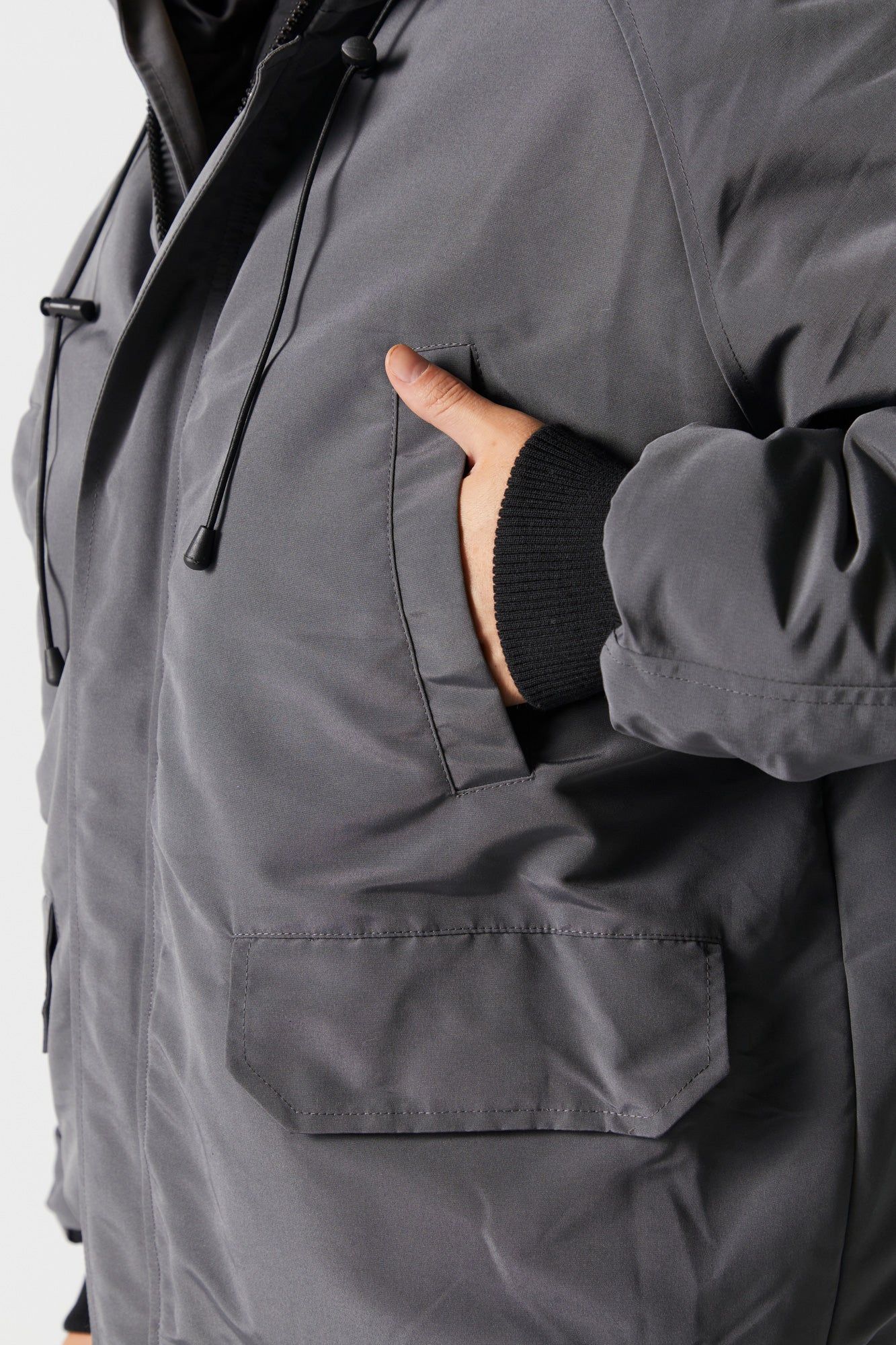 Charcoal Storm Mountain Parka sold by Urban Planet product image thumbnail 4