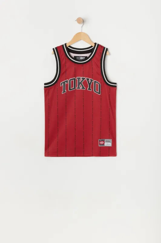 Boys Tokyo Basketball Jersey made by Urban Planet