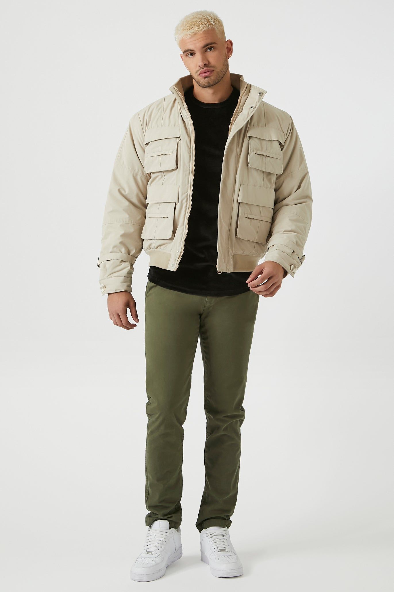 Cargo Bomber Jacket sold by Urban Planet product image thumbnail 3