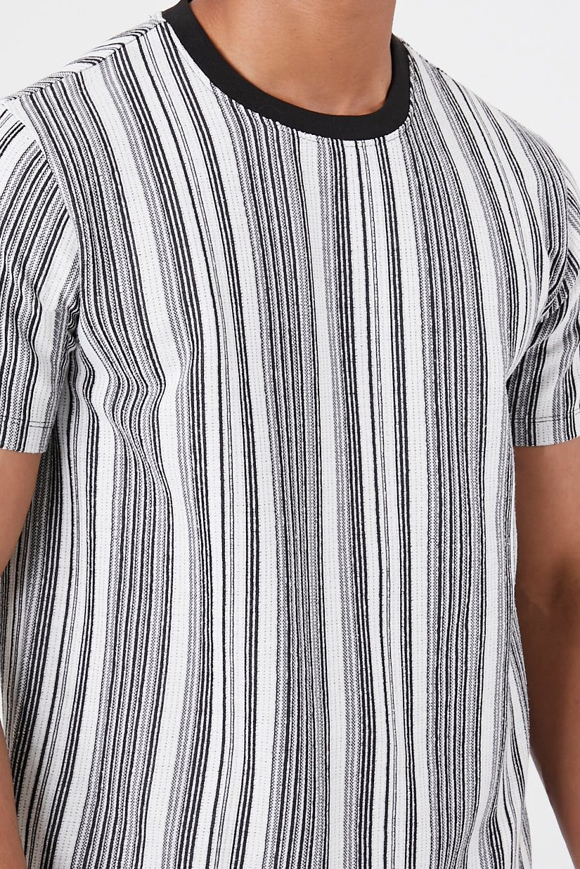 T-shirt texturé rayé sold by Urban Planet product image thumbnail 5