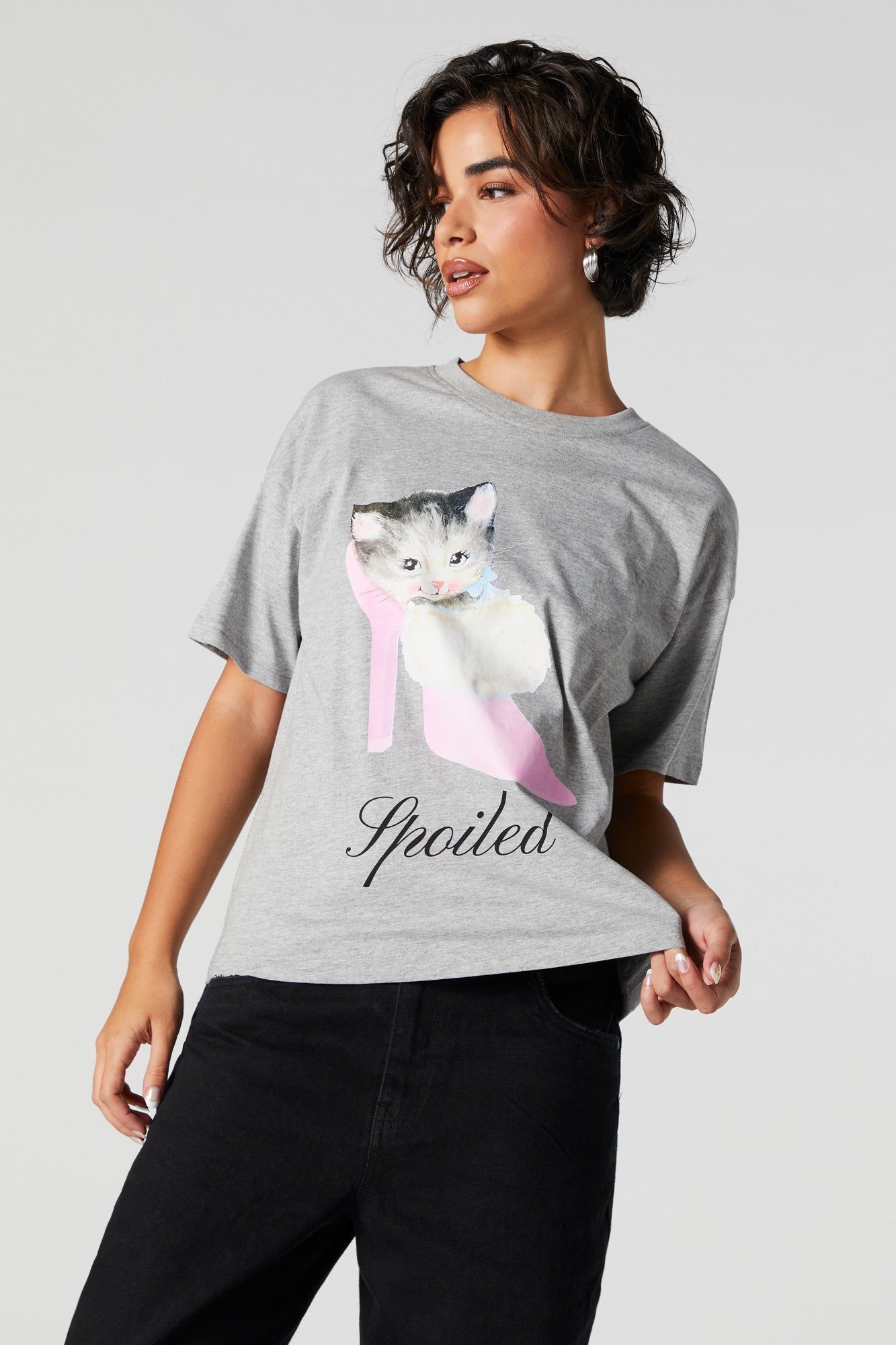 Spoiled Graphic T-Shirt sold by Urban Planet product image thumbnail 4