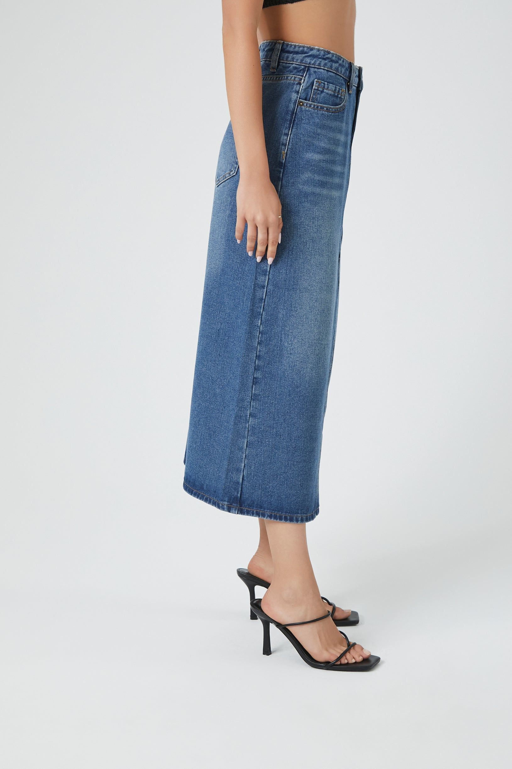 Jupe midi en denim sold by Urban Planet product image thumbnail 4
