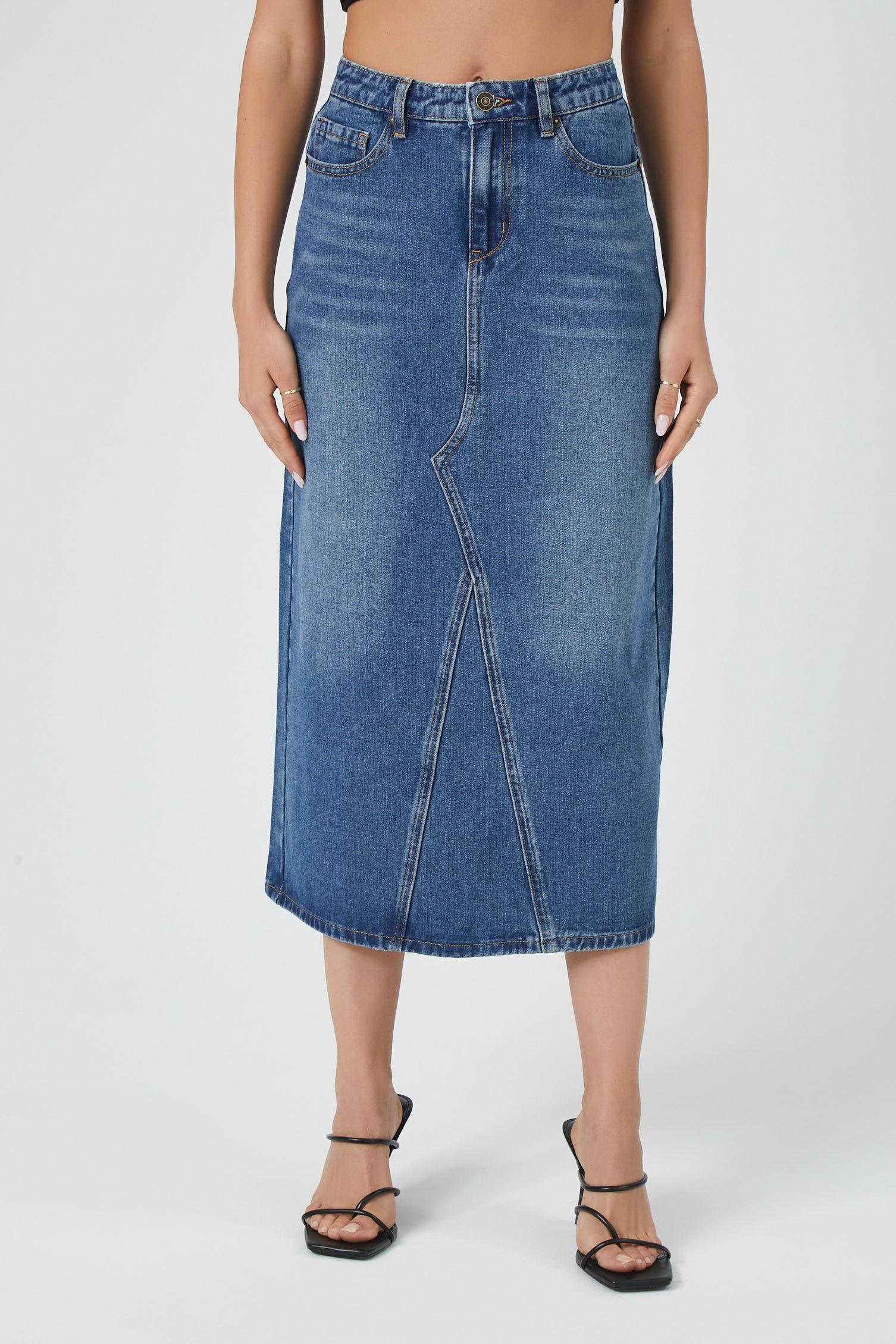Jupe midi en denim sold by Urban Planet product image thumbnail 2