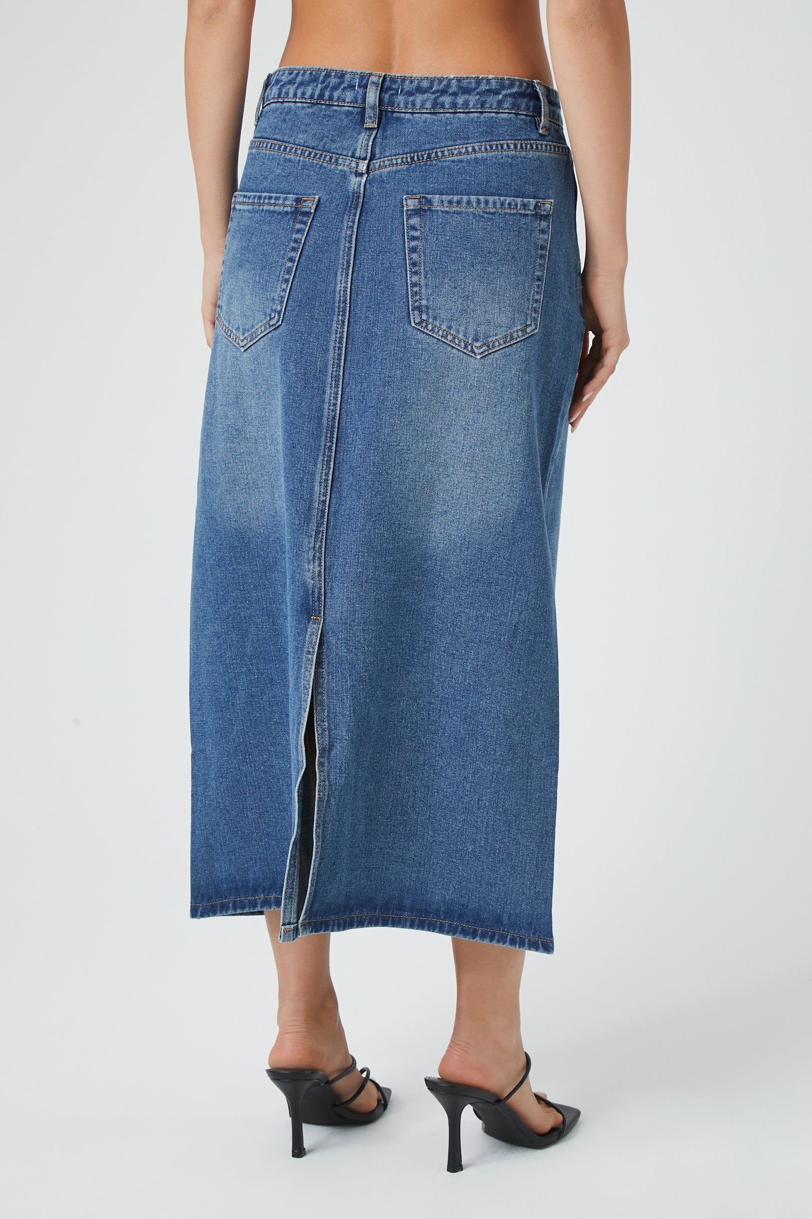 Jupe midi en denim sold by Urban Planet product image thumbnail 3