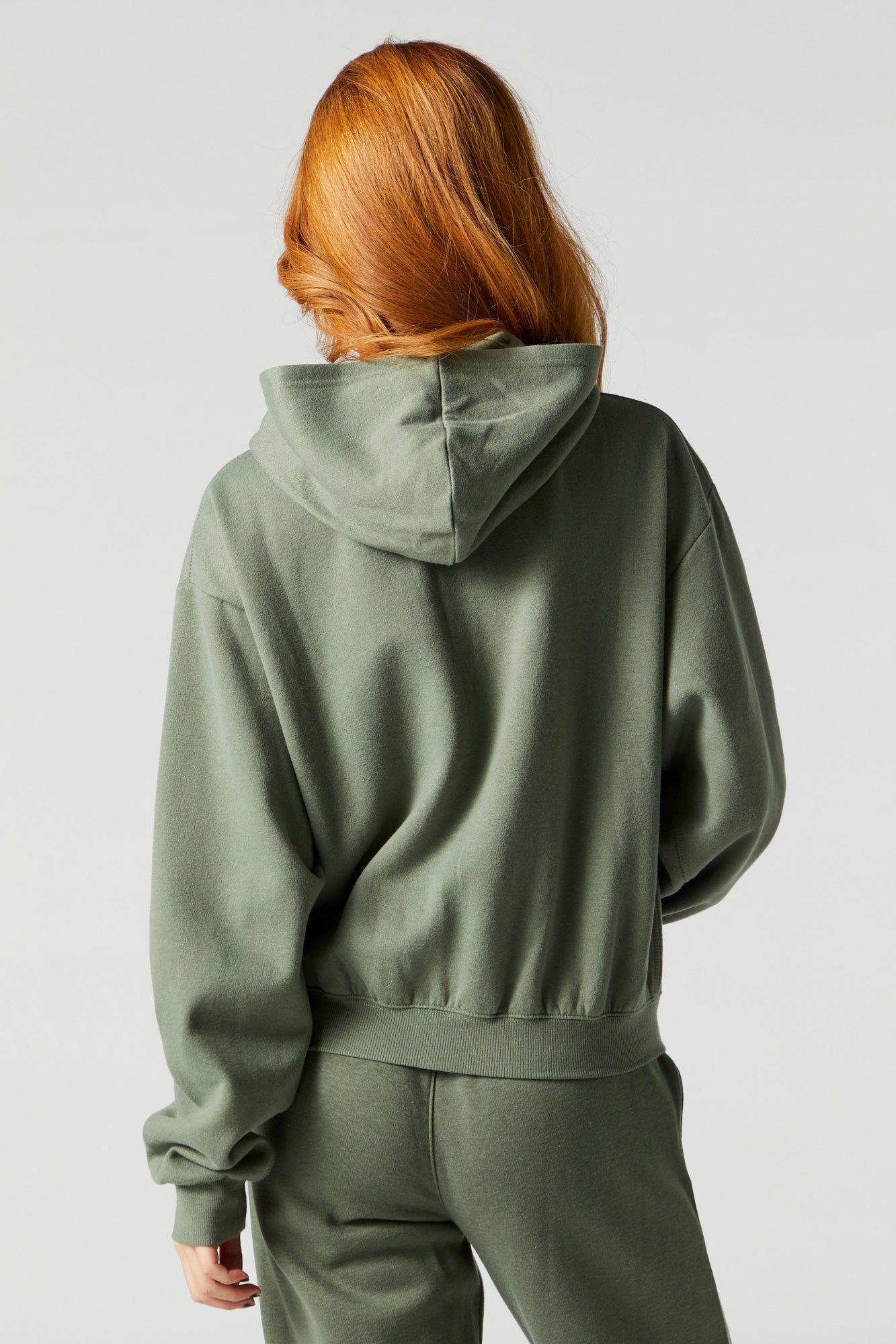 Haut à capuchon en chemille avec motif brodé Hamptons et fermeture à glissière sold by Urban Planet product image thumbnail 2